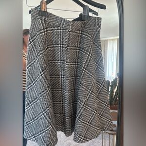 Brooks Brothers Monochrome Plaid Skirt